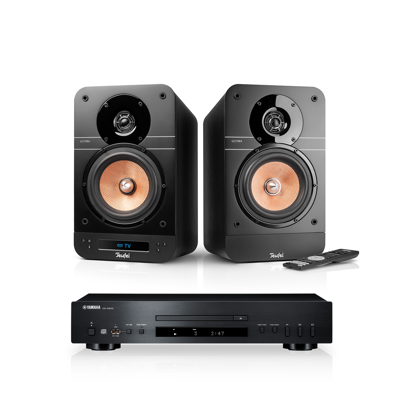 ULTIMA 25 ACTIVE + Yamaha CD-S303 | Teufel